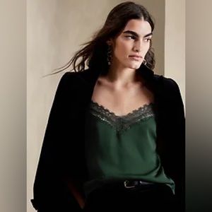 Banana Republic Lace Trim Camisole, XL